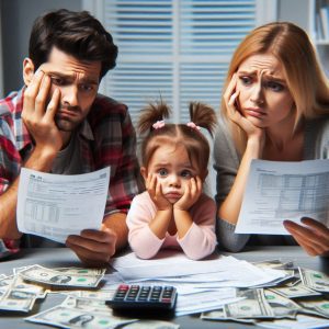 Families affected by poverty